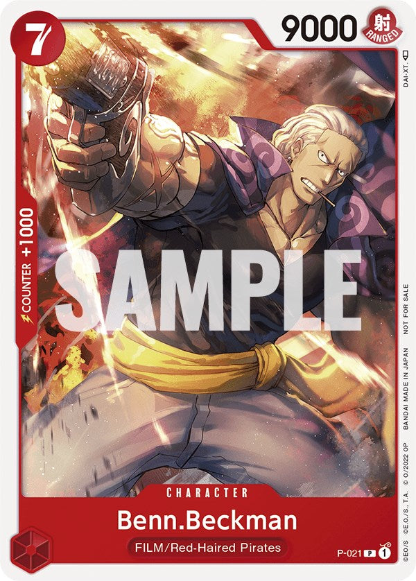 Benn.Beckman (One Piece Film Red) [One Piece Promotion Cards] | Good Games North