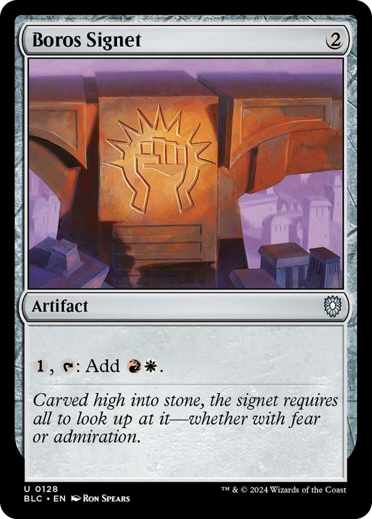 Boros Signet [Bloomburrow Commander] | Good Games North