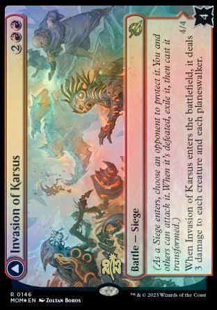 Invasion of Karsus // Refraction Elemental [March of the Machine Prerelease Promos] | Good Games North