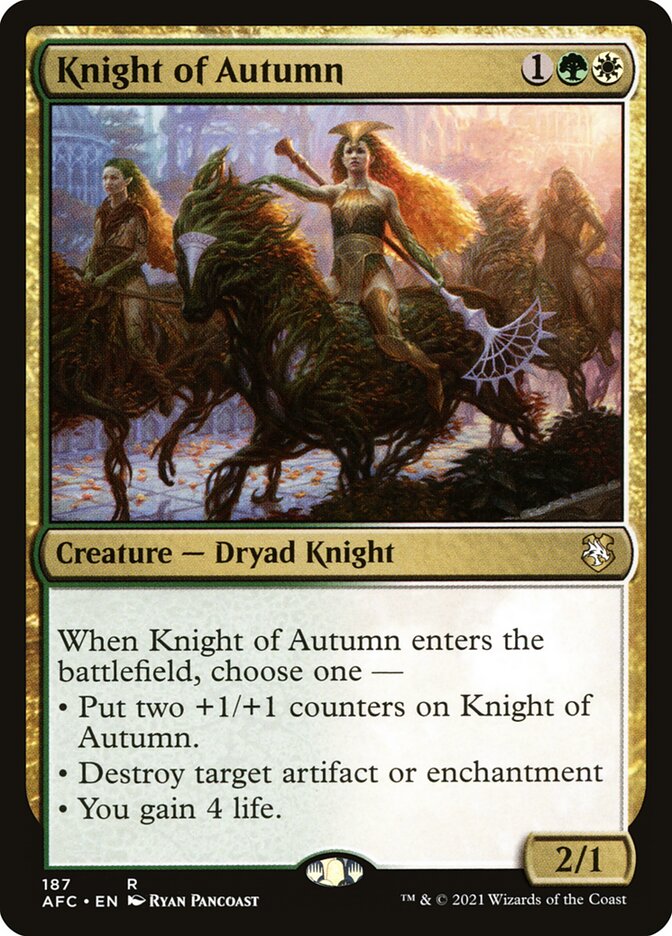Knight of Autumn (Commander: Adventures in the Forgotten Realms)  | Good Games North