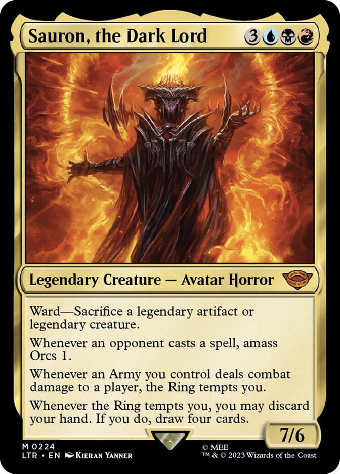Sauron, the Dark Lord 224/281 (Universes Beyond: The Lord of the Rings: Tales of Middle-earth)  | Good Games North