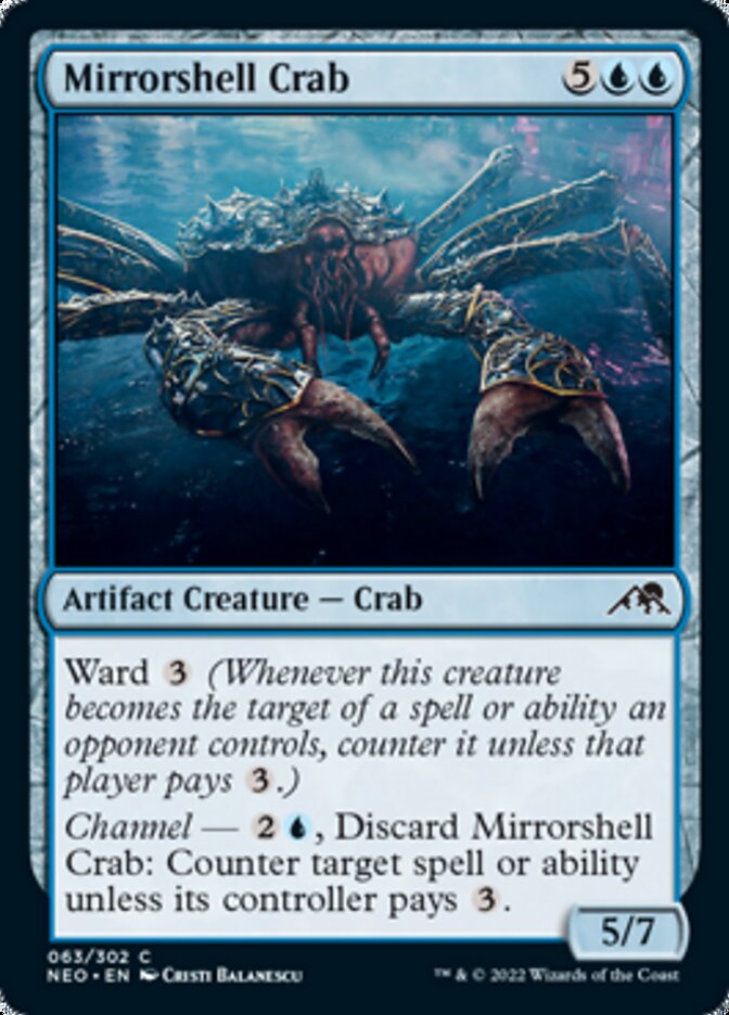 Mirrorshell Crab [Kamigawa: Neon Dynasty] | Good Games North