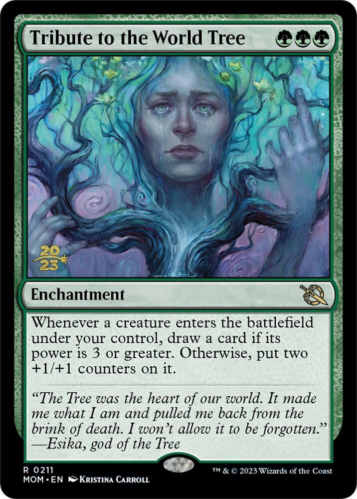 Tribute to the World Tree (Prerelease Cards)  - Foil | Good Games North
