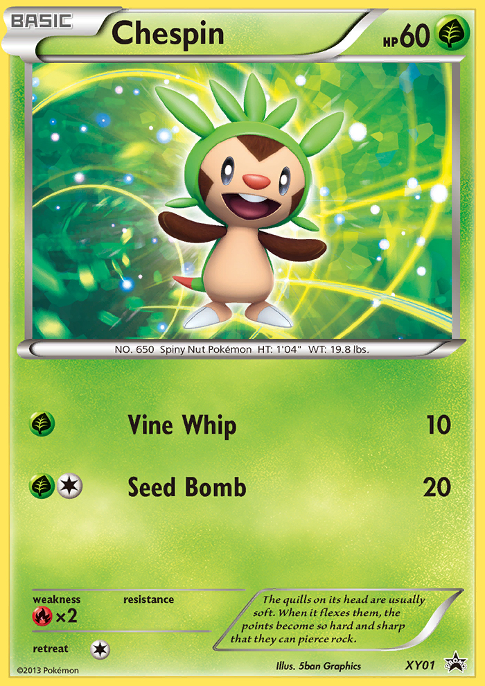 Chespin (XY01) [XY: Black Star Promos] | Good Games North