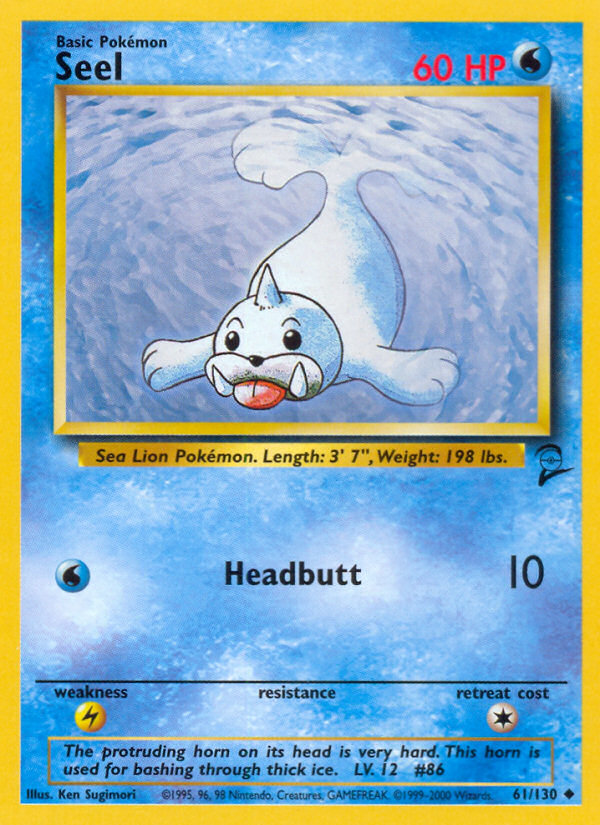 Seel (61/130) [Base Set 2] | Good Games North