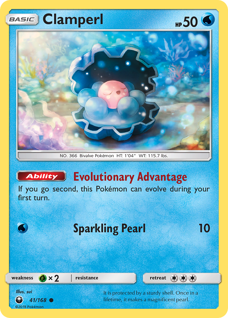Clamperl (41/168) [Sun & Moon: Celestial Storm] | Good Games North