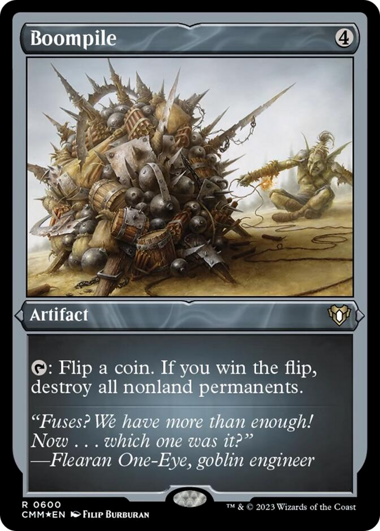 Boompile (Foil Etched) [Commander Masters] | Good Games North