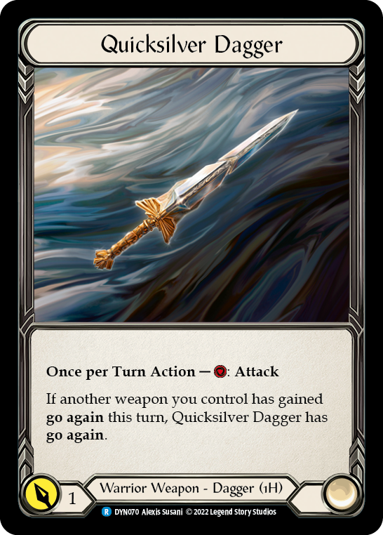 Quicksilver Dagger [DYN070] (Dynasty) | Good Games North