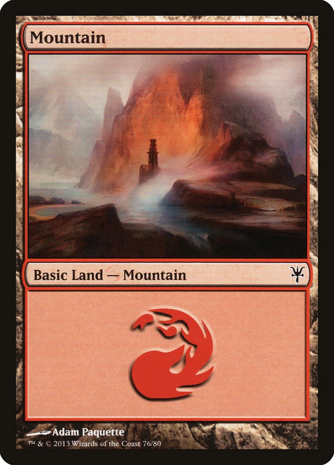 Mountain (76) [Duel Decks: Sorin vs. Tibalt] | Good Games North
