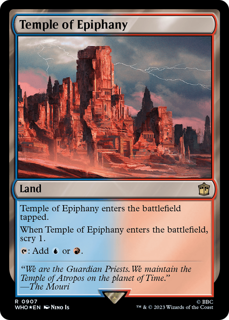 Temple of Epiphany (Surge Foil) [Doctor Who] | Good Games North