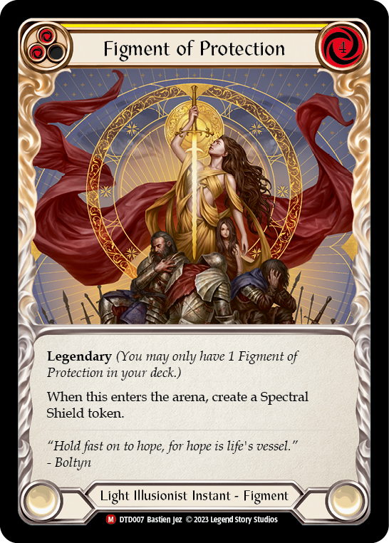 Figment of Protection // Aegis, Archangel of Protection [DTD007] (Dusk Till Dawn) | Good Games North