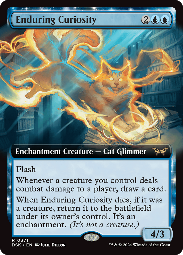 Enduring Curiosity (Extended Art) [Duskmourn: House of Horror] | Good Games North