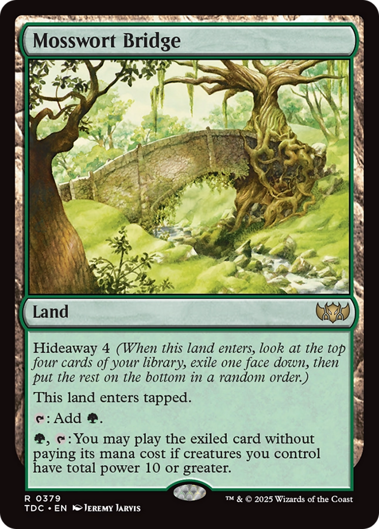 Mosswort Bridge [Tarkir: Dragonstorm Commander] | Good Games North