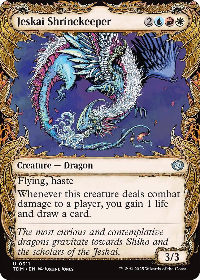 Jeskai Shrinekeeper Showcase (Tarkir: Dragonstorm)  - Foil | Good Games North