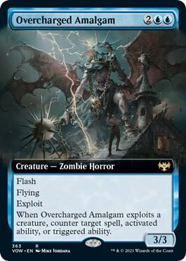 Overcharged Amalgam Extended Art (Innistrad: Crimson Vow)  - Foil | Good Games North