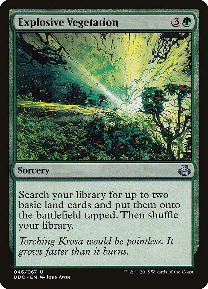Explosive Vegetation [Duel Decks: Elspeth vs. Kiora] | Good Games North