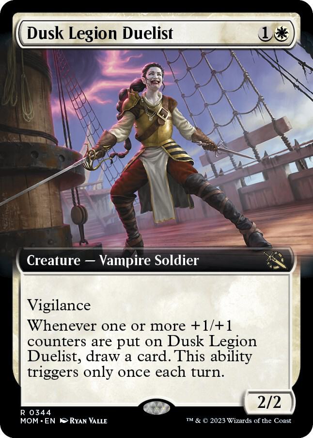 Dusk Legion Duelist Extended Art (March of the Machine)  - Foil | Good Games North