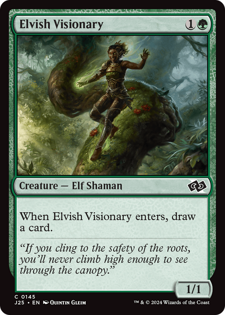 Elvish Visionary [Foundations Jumpstart] | Good Games North