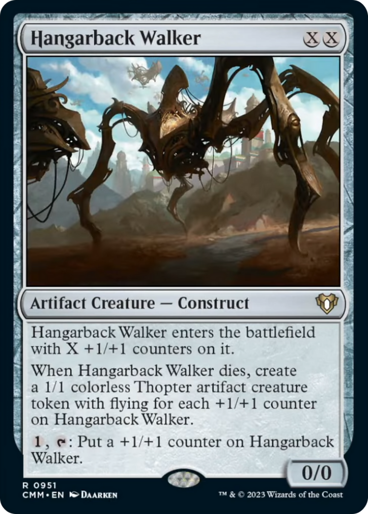 Hangarback Walker [Commander Masters] | Good Games North