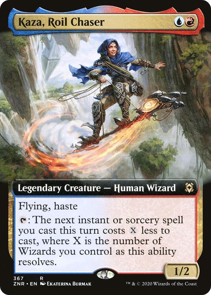 Kaza Roil Chaser Extended Art (Zendikar Rising)  - undefined | Good Games North