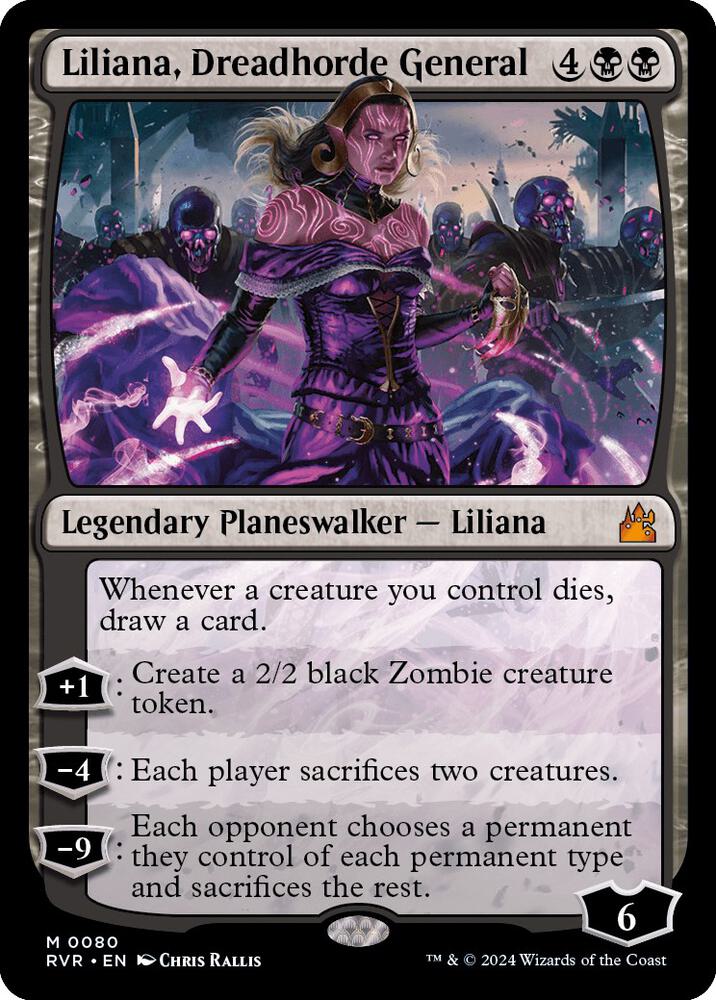 Liliana Dreadhorde General (Ravnica Remastered)  - Foil | Good Games North