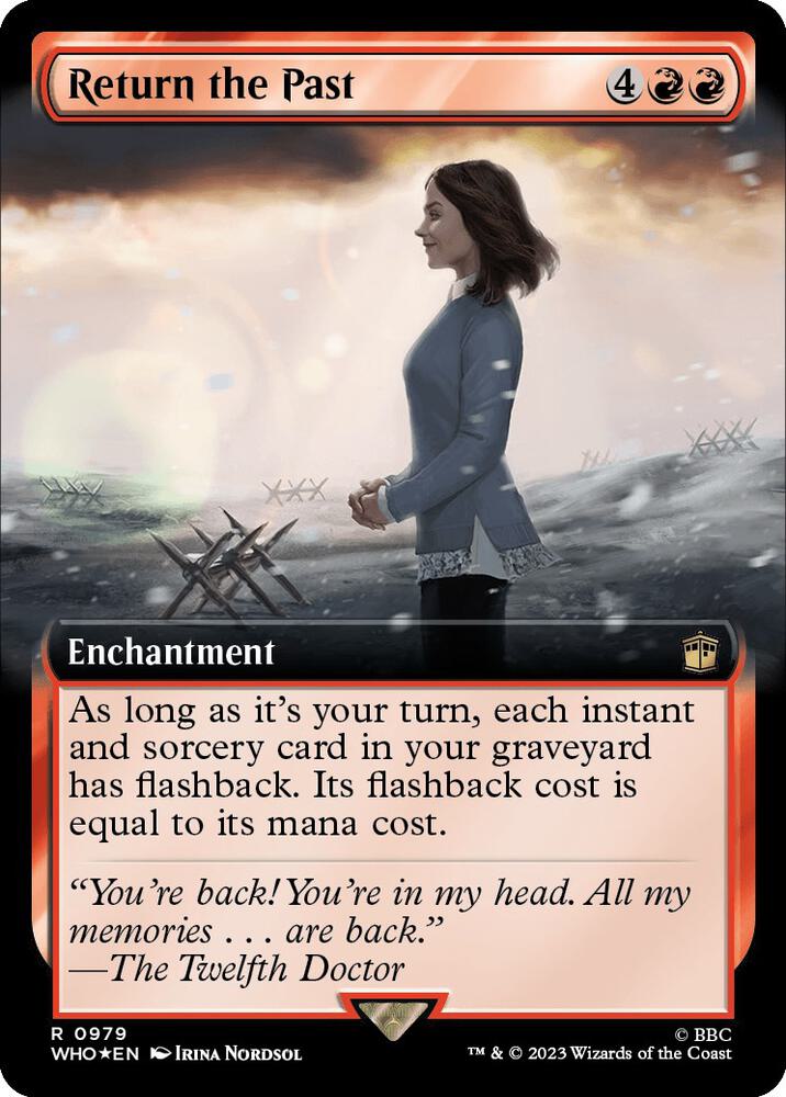 Return the Past 979/331 (Universes Beyond: Doctor Who)  - Extended Art Surge Foil | Good Games North