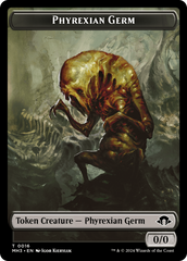 Phyrexian Germ // Emblem - Tamiyo, Seasoned Scholar Double-Sided Token [Modern Horizons 3 Tokens] | Good Games North