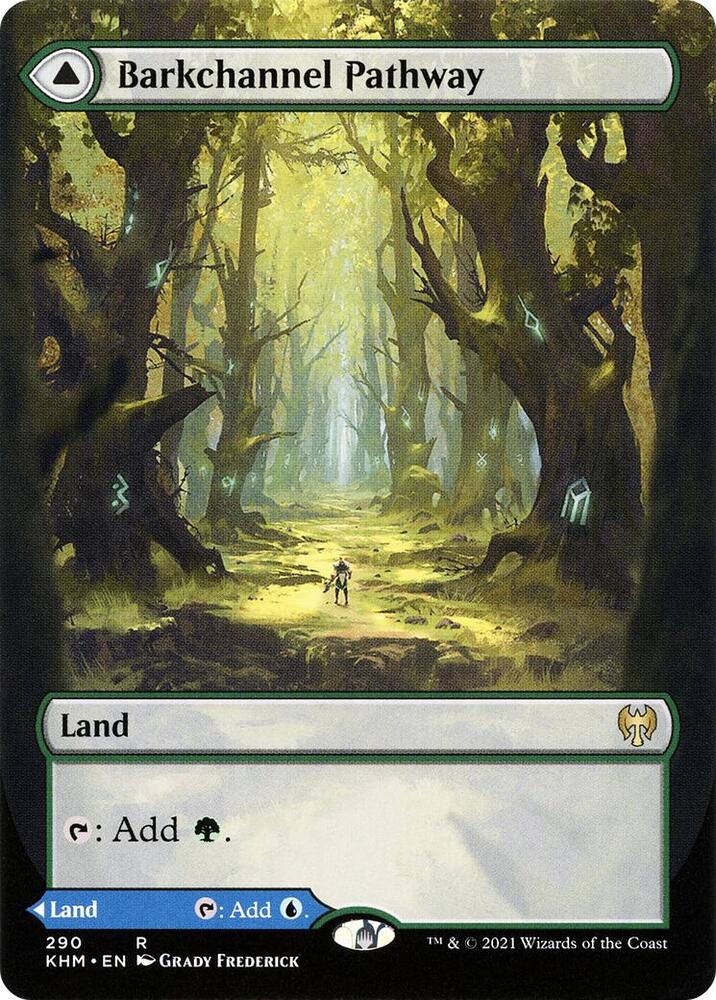 Barkchannel Pathway Borderless (Kaldheim)  - Foil | Good Games North