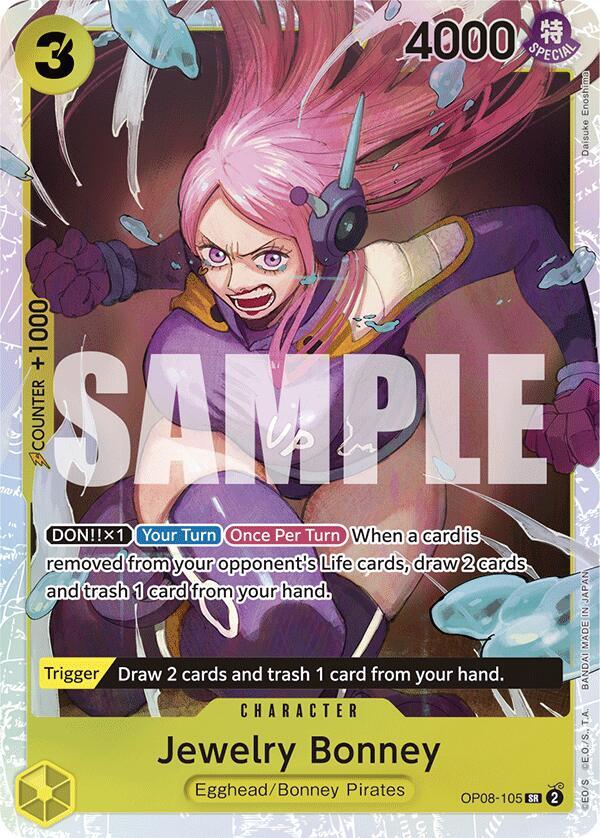 Jewelry Bonney OP08-105 (Two Legends)  - Foil | Good Games North