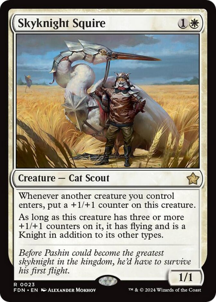 Skyknight Squire [Foundations] | Good Games North