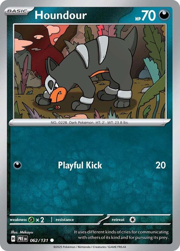 Houndour (062/131) [Scarlet & Violet: Prismatic Evolutions] | Good Games North