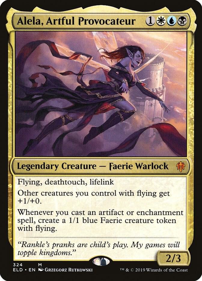 Alela Artful Provocateur 324 (Throne of Eldraine)  - Foil | Good Games North