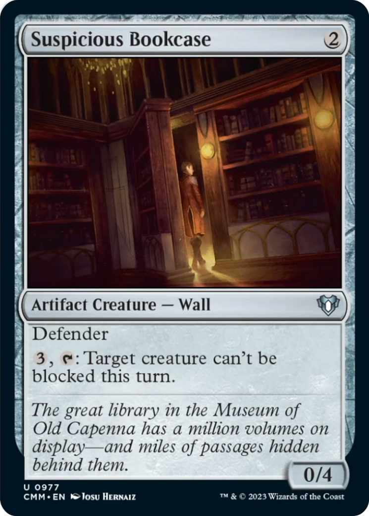 Suspicious Bookcase [Commander Masters] | Good Games North