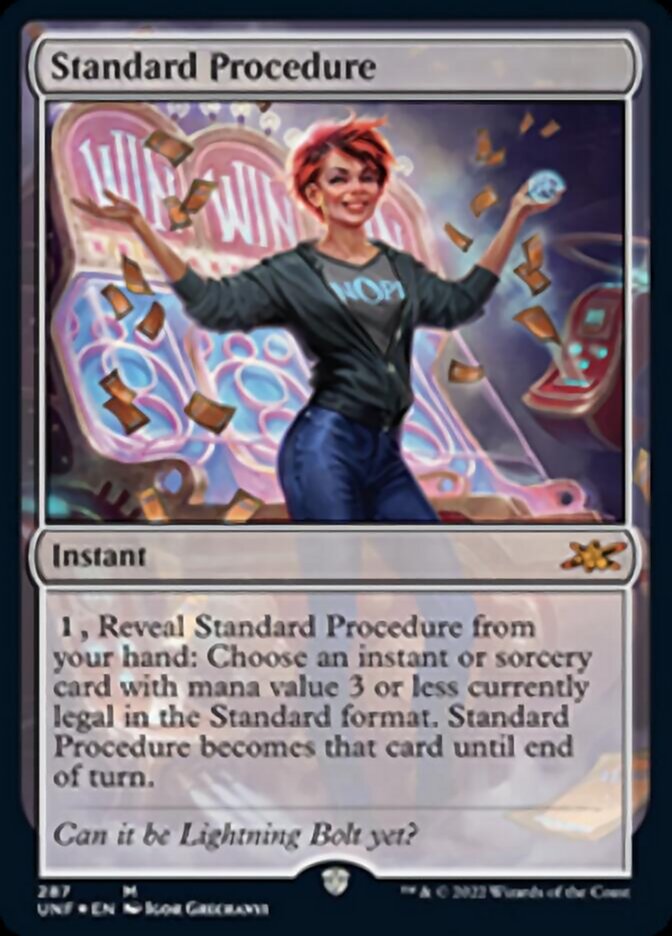 Standard Procedure (Galaxy Foil) [Unfinity] | Good Games North