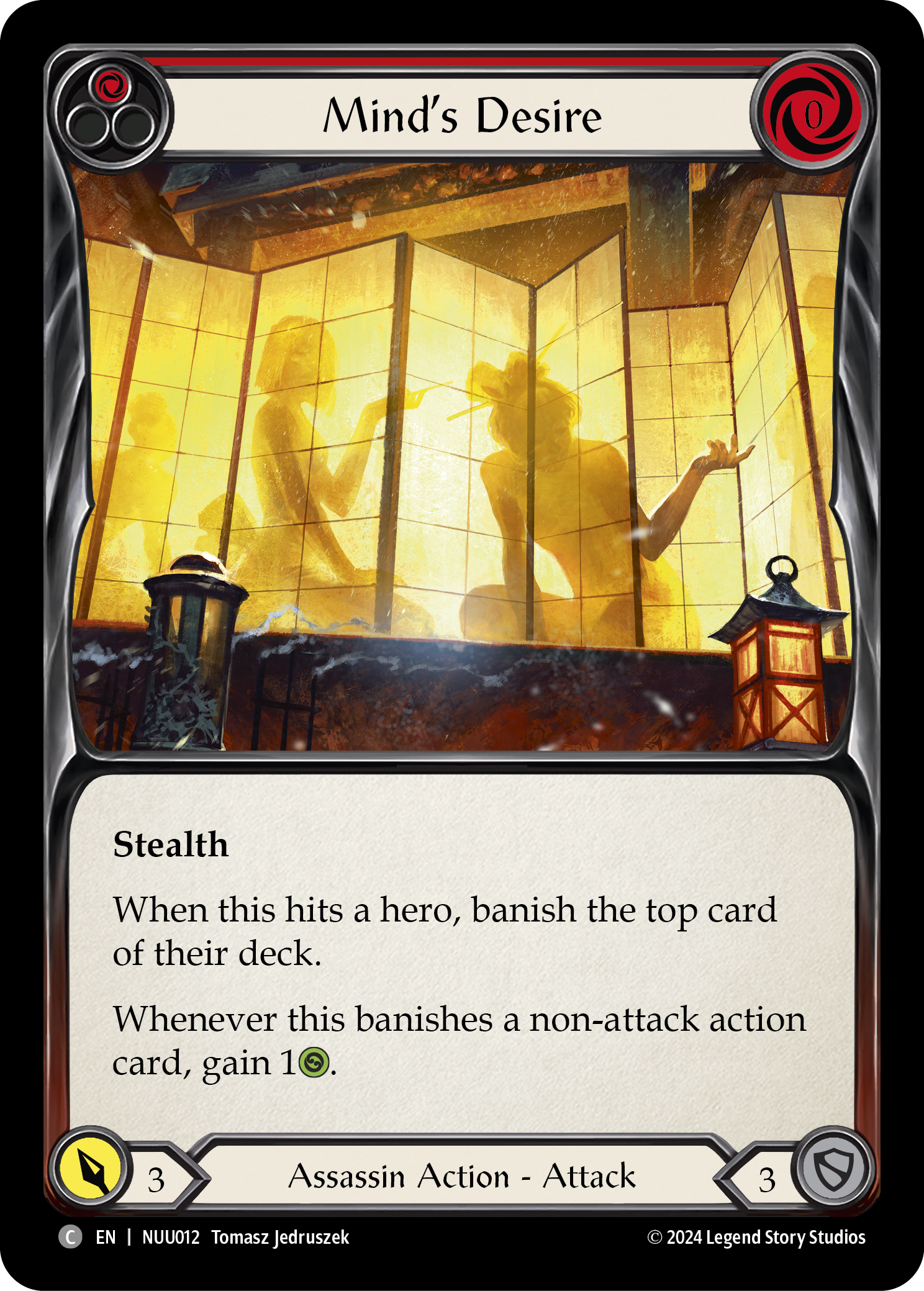 Mind's Desire (Red) [NUU012] (Part the Mistveil Nuu Blitz Deck) | Good Games North