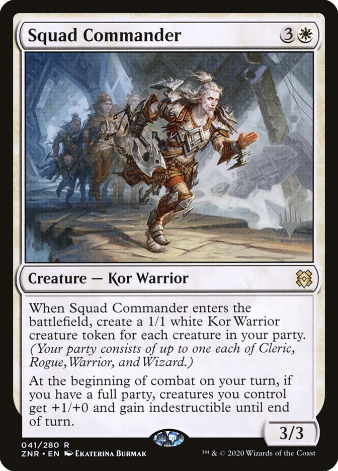 Squad Commander (Promo Pack) [Zendikar Rising Promos] | Good Games North