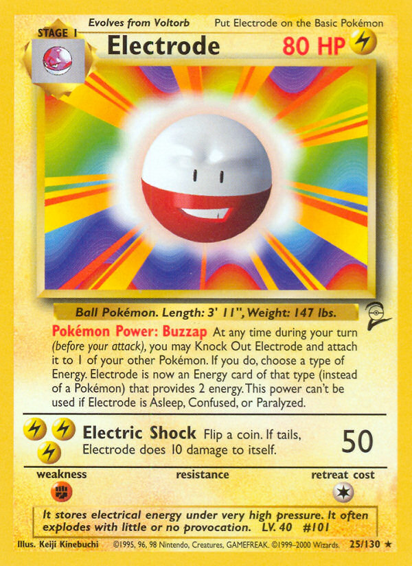 Electrode (25/130) [Base Set 2] | Good Games North