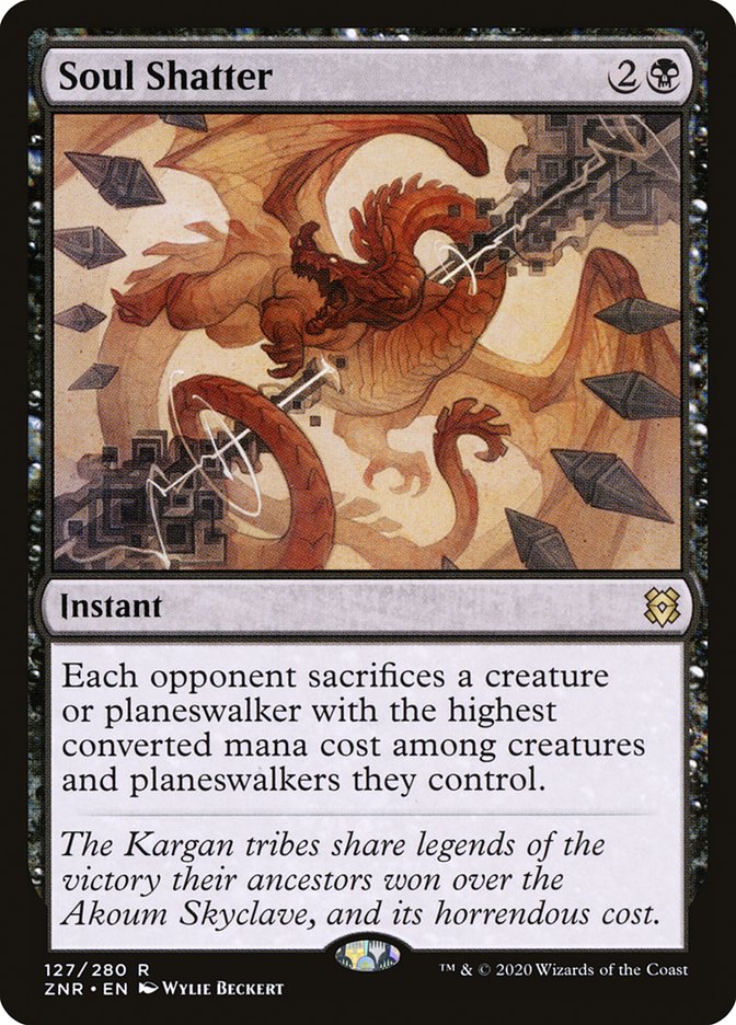 Soul Shatter 127 (Zendikar Rising)  - Foil | Good Games North