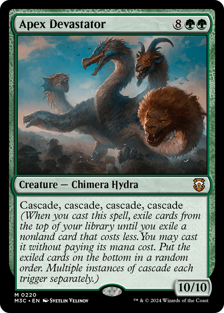 Apex Devastator (Ripple Foil) [Modern Horizons 3 Commander] | Good Games North