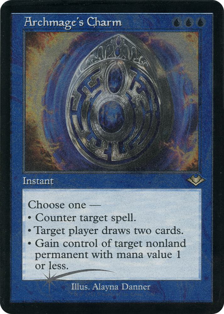 Archmage's Charm 7 (Modern Horizons)  - Retro Etched Foil | Good Games North