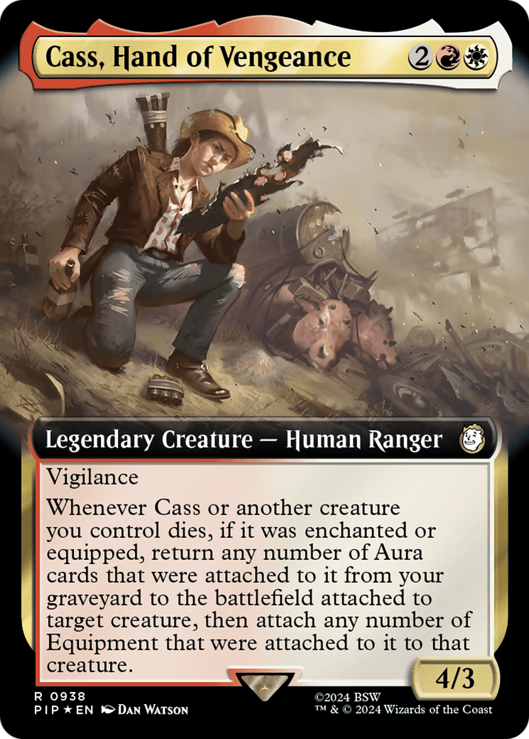 Cass, Hand of Vengeance (Extended Art) (Surge Foil) [Fallout] | Good Games North