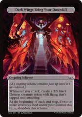 Dark Wings Bring Your Downfall (Full Art) [Duskmourn: Archenemy] | Good Games North