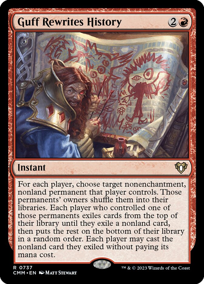Guff Rewrites History (Commander Masters)  | Good Games North