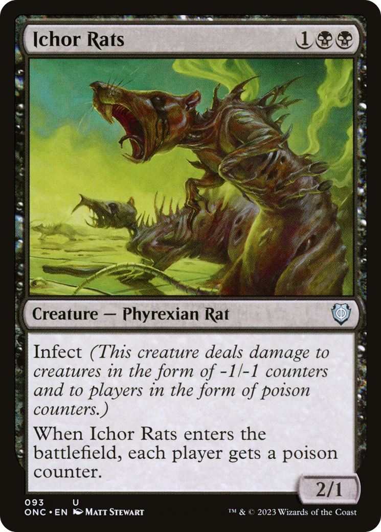 Ichor Rats [Phyrexia: All Will Be One Commander] | Good Games North