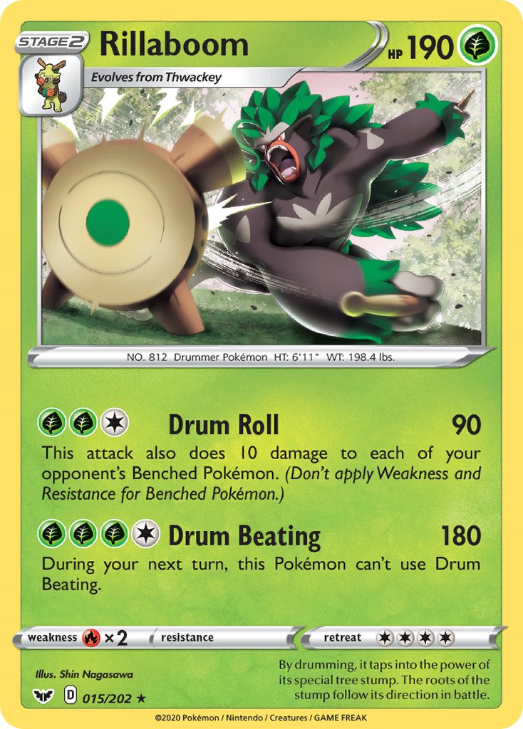 Rillaboom (015/202) (Cracked Ice Holo) (Theme Deck Exclusive) [Sword & Shield: Base Set] | Good Games North