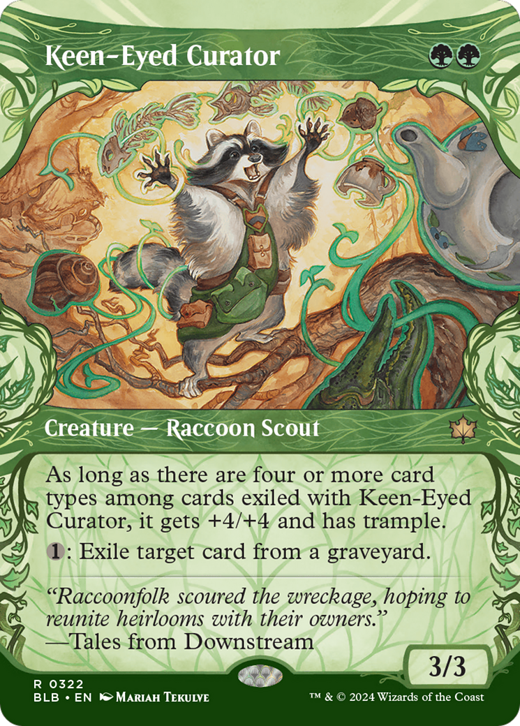 Keen-Eyed Curator (Showcase) [Bloomburrow] | Good Games North