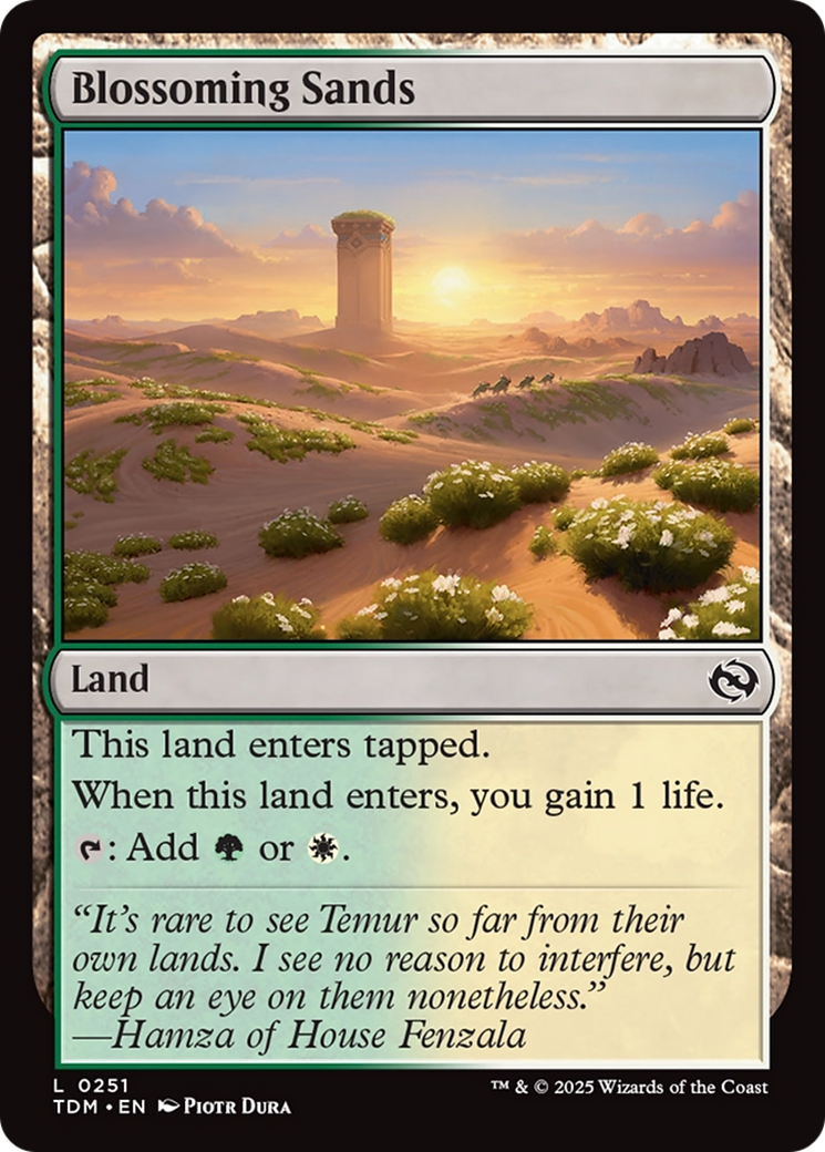Blossoming Sands [Tarkir: Dragonstorm] | Good Games North