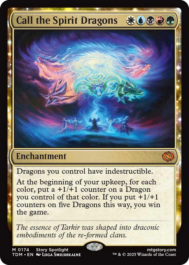 Call the Spirit Dragons [Tarkir: Dragonstorm] | Good Games North