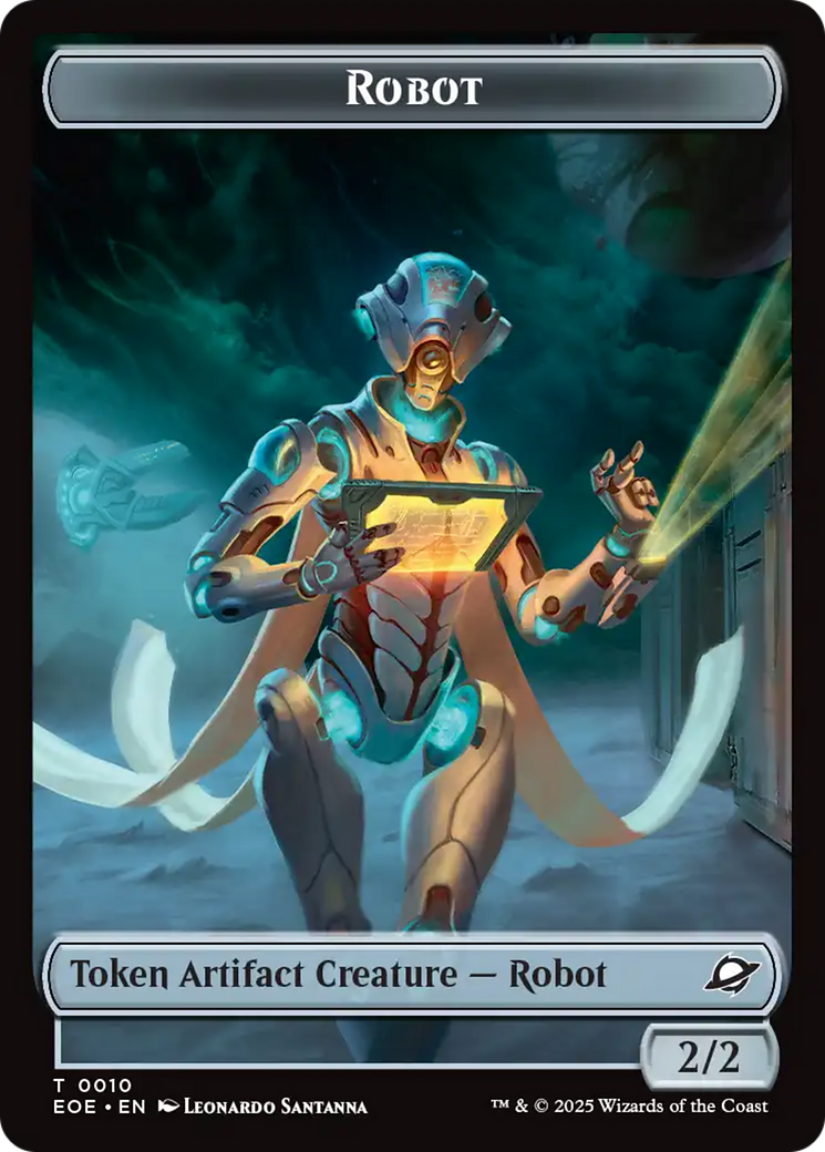 Robot // Drone Double-Sided Token [Edge of Eternities Tokens] | Good Games North