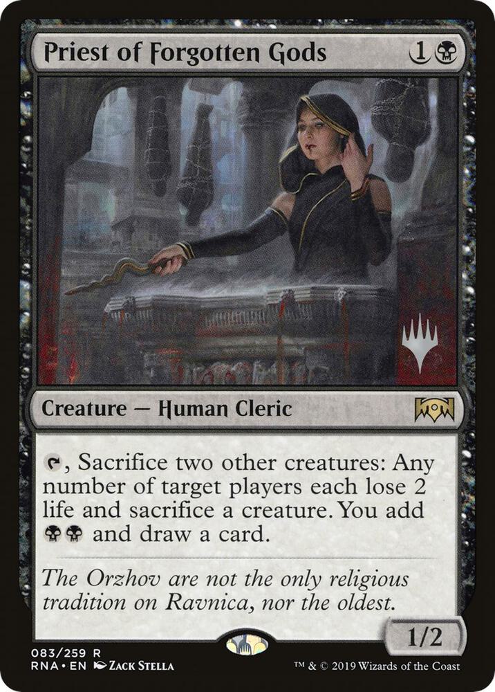Priest of Forgotten Gods 83p/81 (Promo Pack: Throne of Eldraine)  | Good Games North